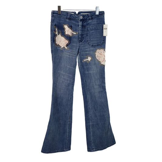 NWT Anthropologie Pilcro & The Letterpress High-Rise Trouser Bootcut Jeans Size 28