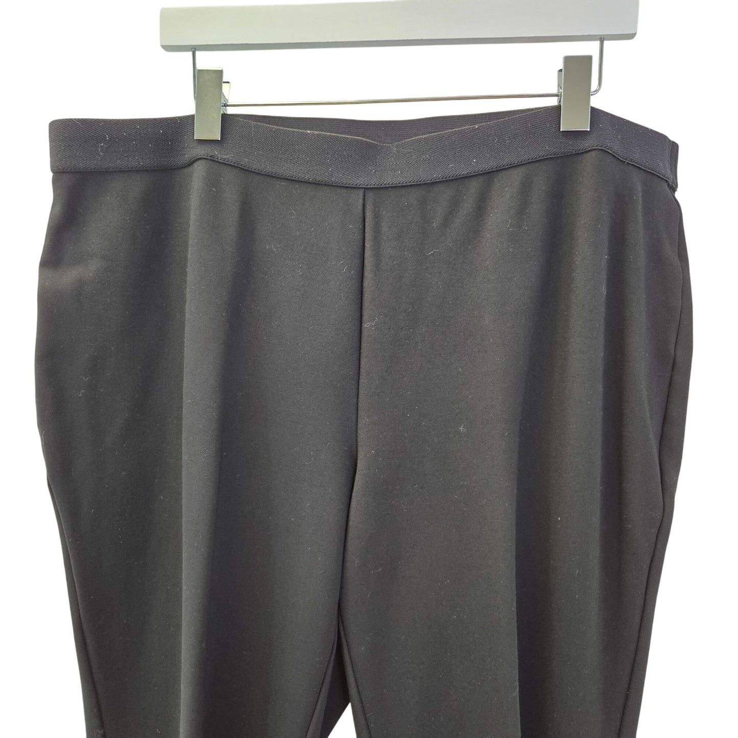 Talbots Ankle Zip Ponte Cropped Pull-On Pants Size 20W