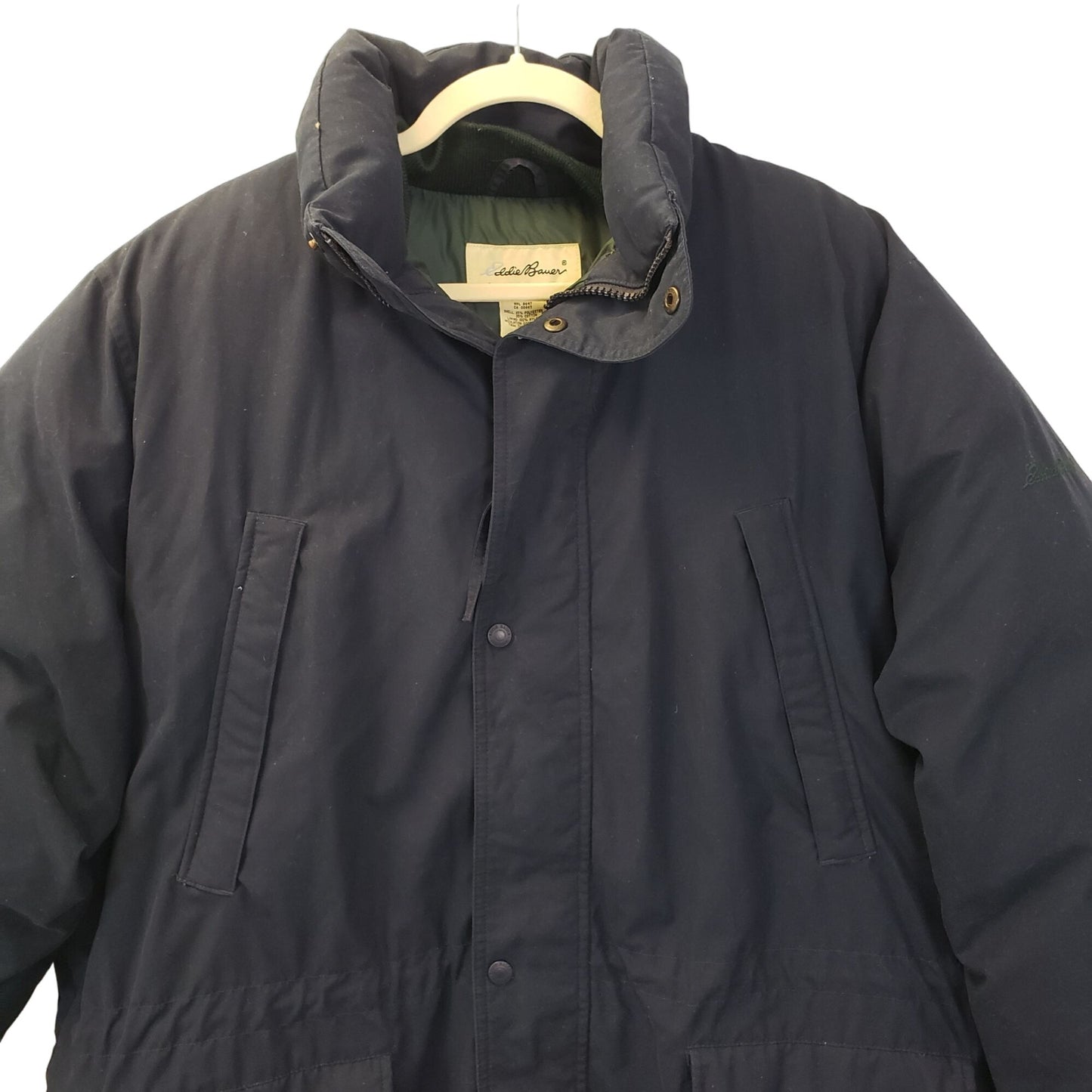 Eddie Bauer Goose Down Filled Parka Jacket Size Large