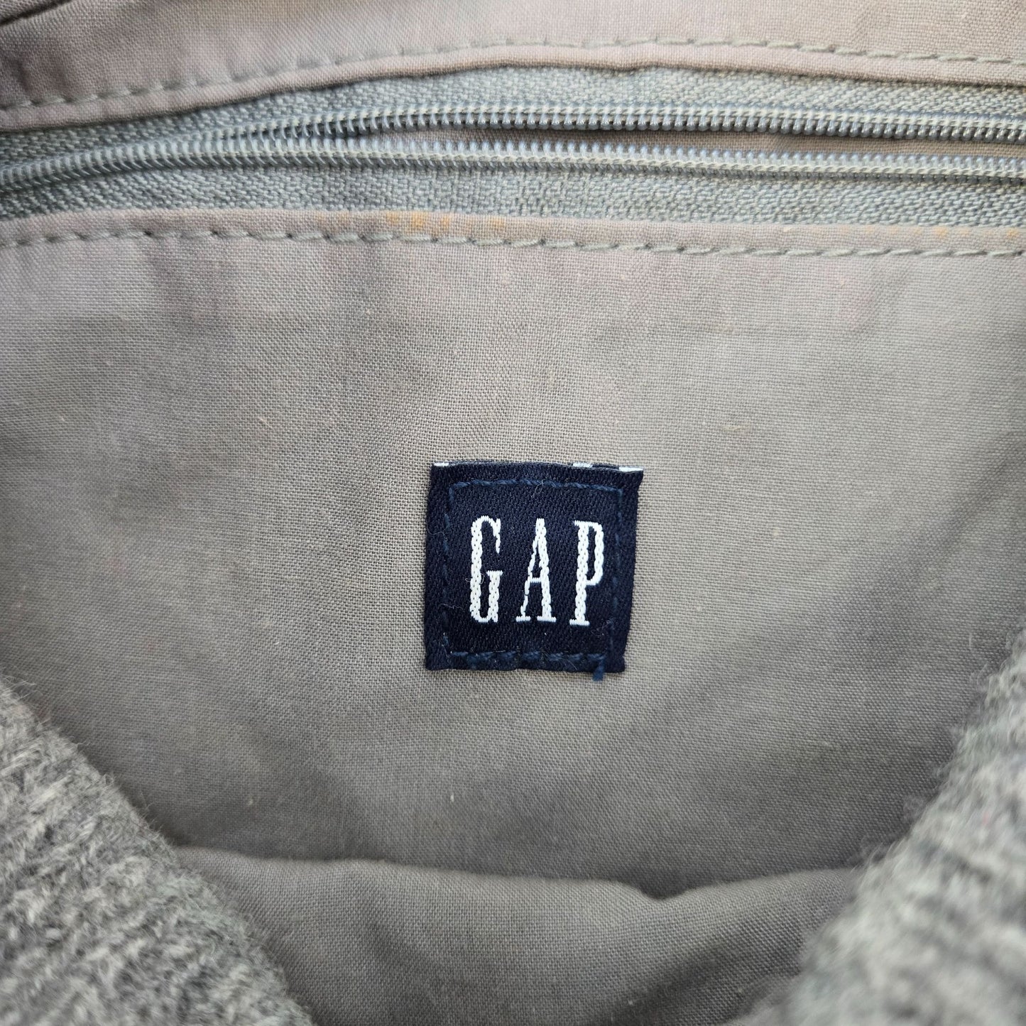 Gap 100% Lambswool Multi-Color Striped Crossbody Bag