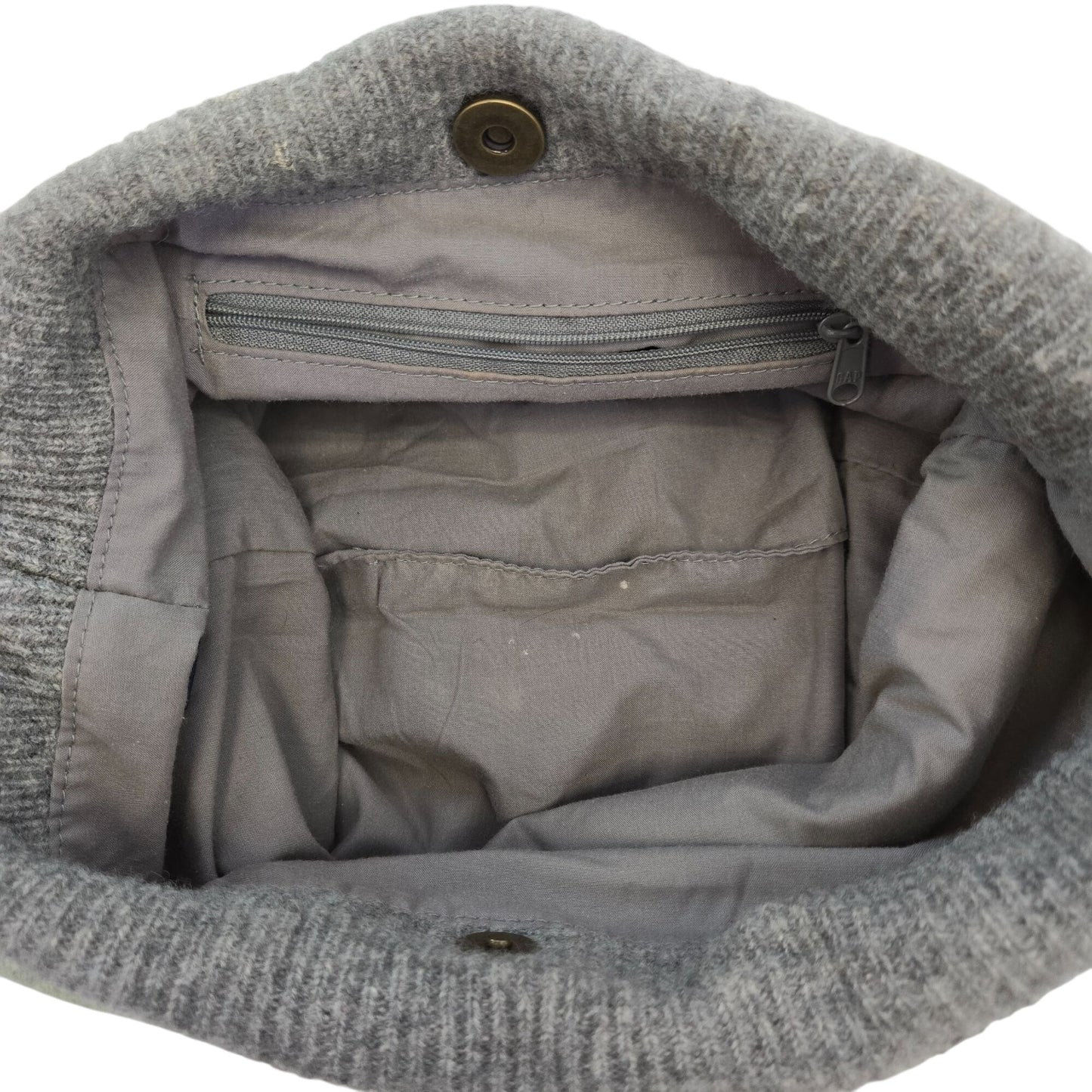 Gap 100% Lambswool Multi-Color Striped Crossbody Bag