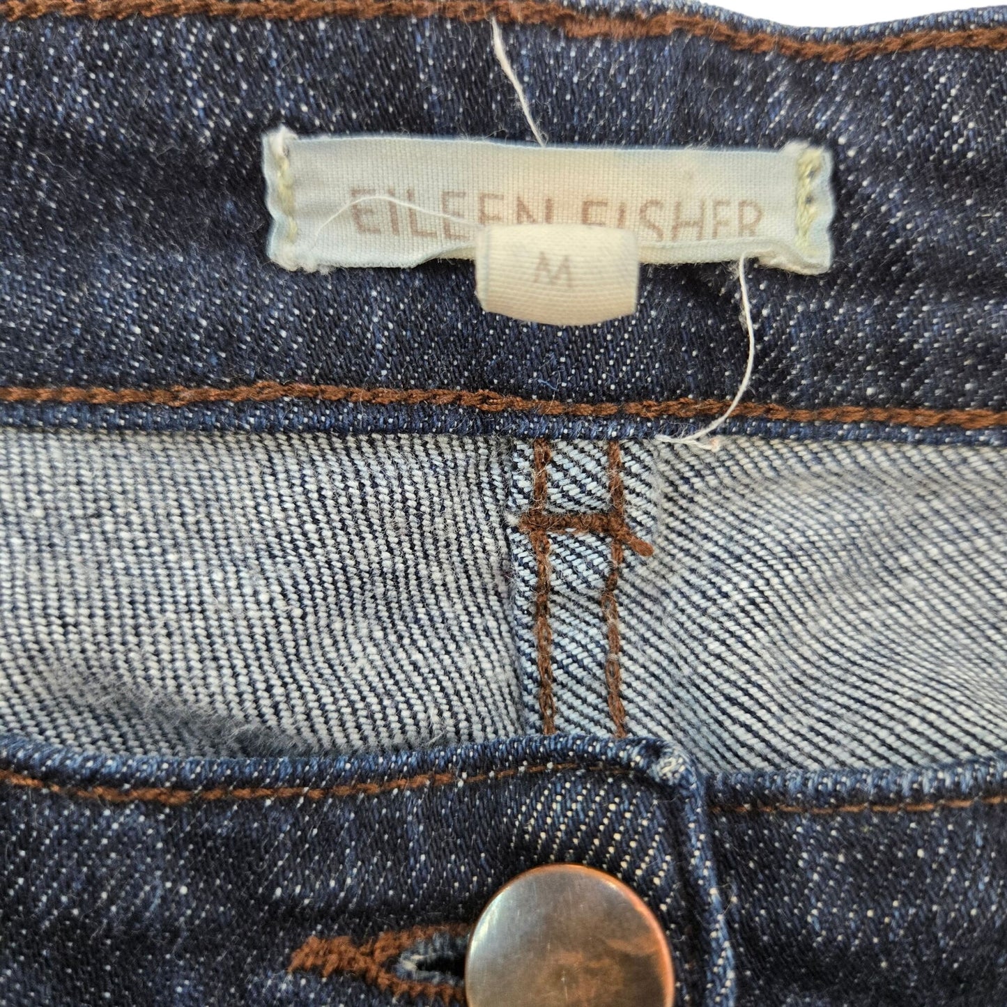 Eileen Fisher Dark Wash Bootcut Jeans Size Medium