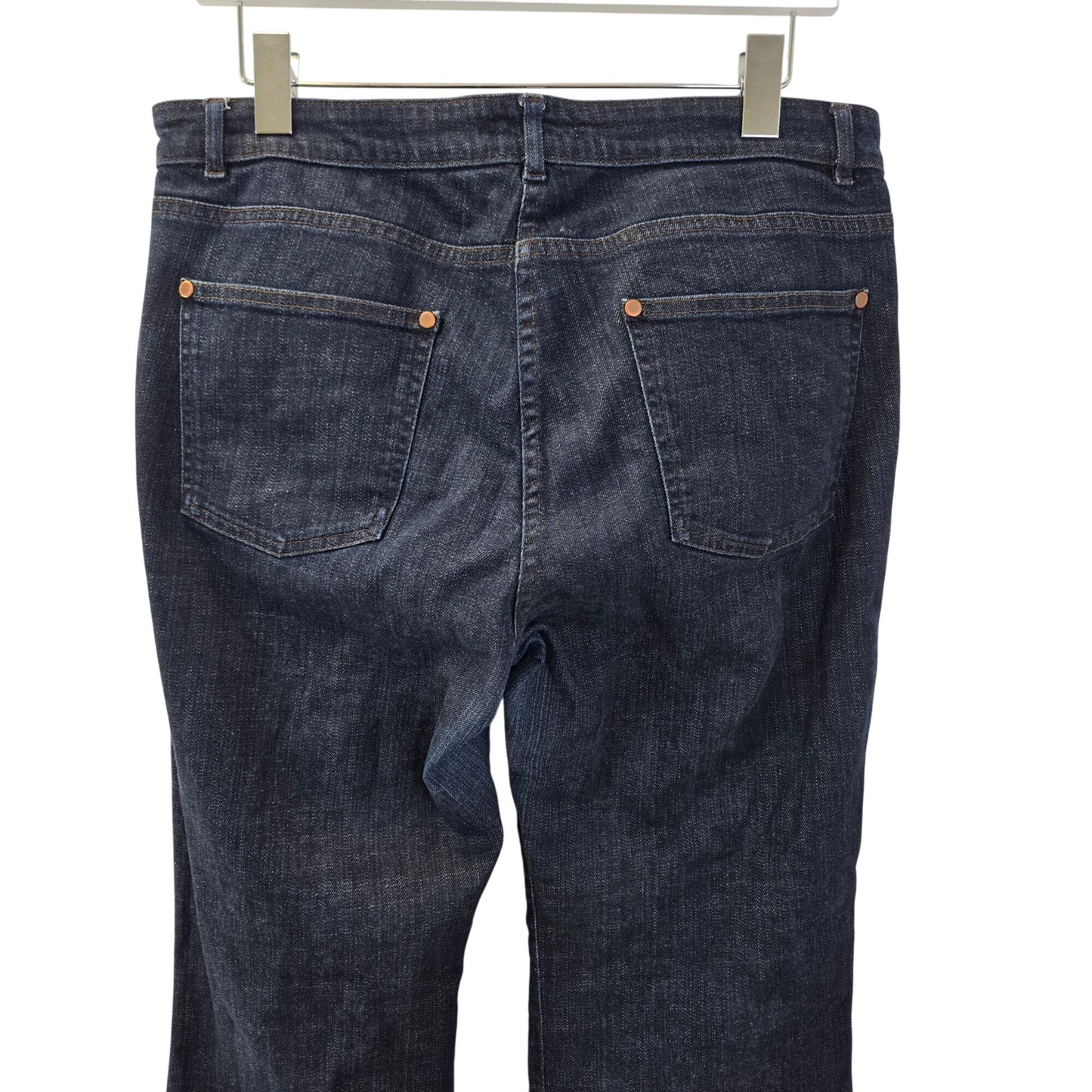 Eileen Fisher Dark Wash Bootcut Jeans Size Medium