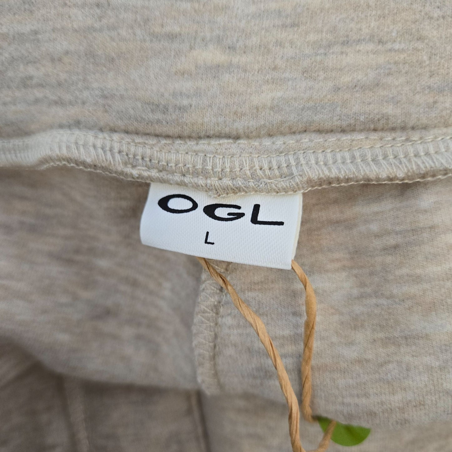 NWT OGL FuzzLuxe Wool Blend Wide Leg Seamed Pants Size Large