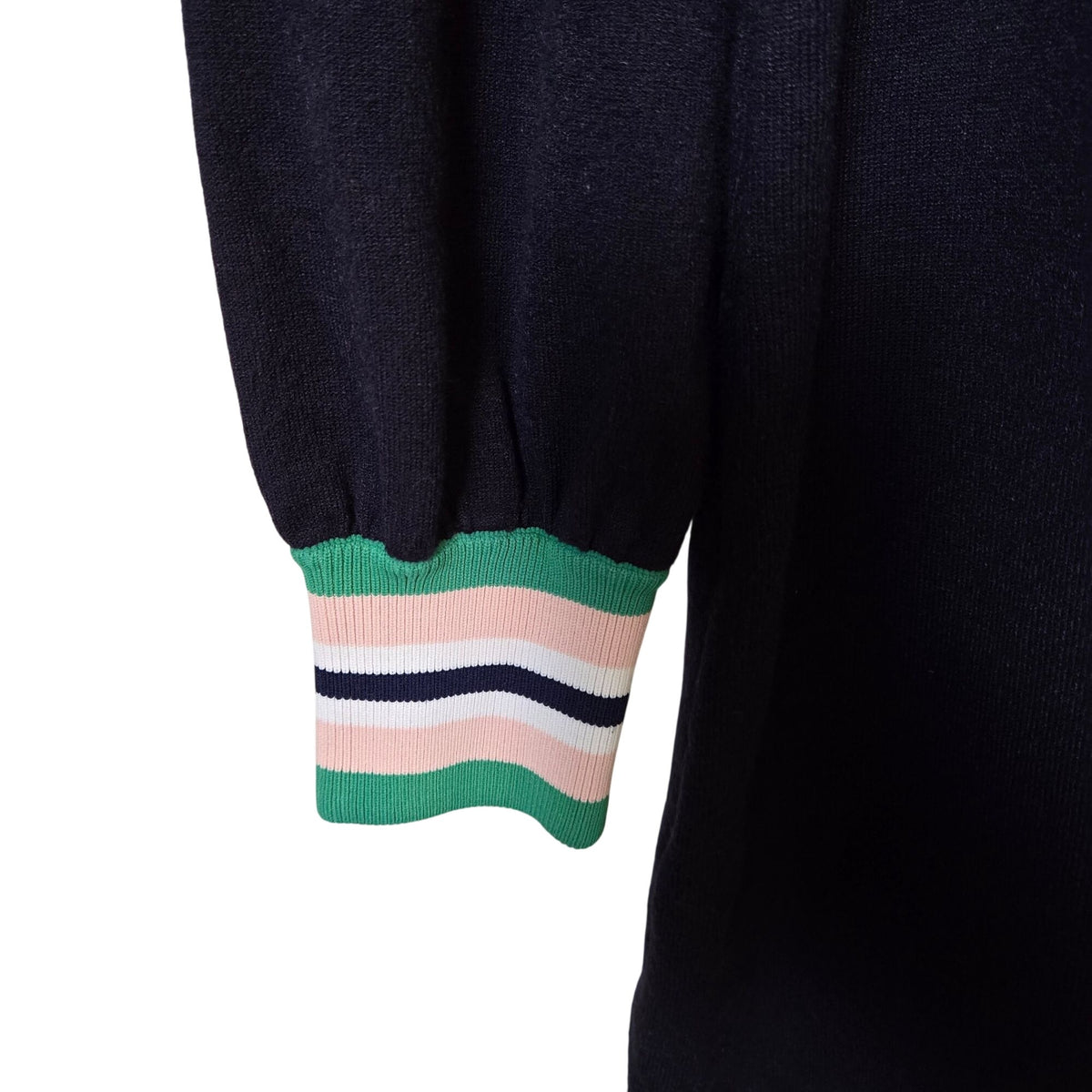 1901 Varsity Stripe Crewneck Color Block Sweater Dress Size Medium
