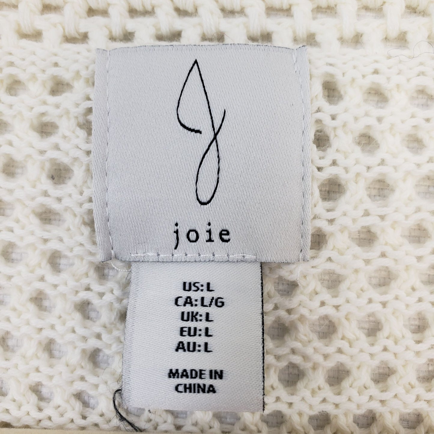 Joie Open Knit Open Cardigan Sweater Size Large