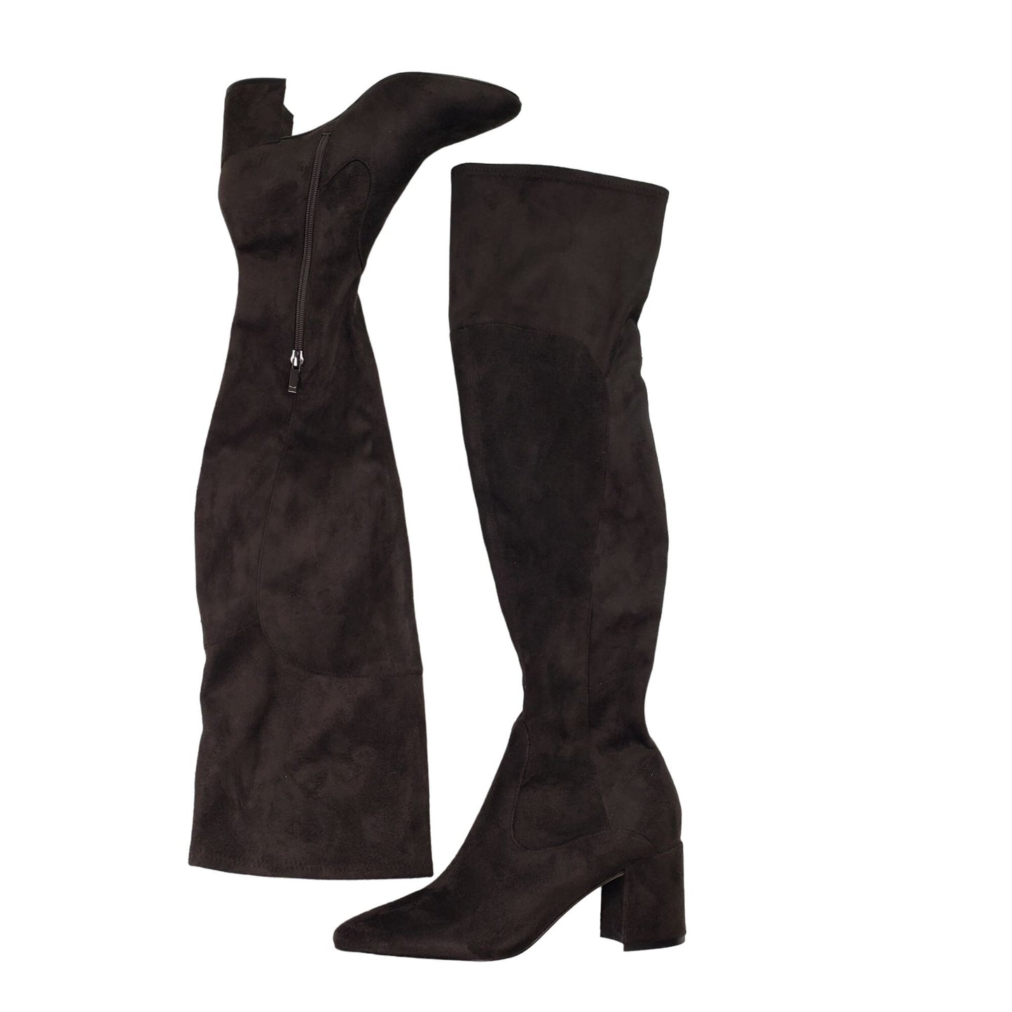 NWT/NWOB Marc Fisher Jayne Suede Leather Over the Knee Boots Size 6.5