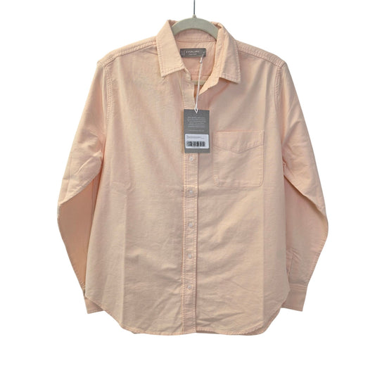 NWT Everlane The Must Have Cotton Oxford Button Down Shirt Size 6