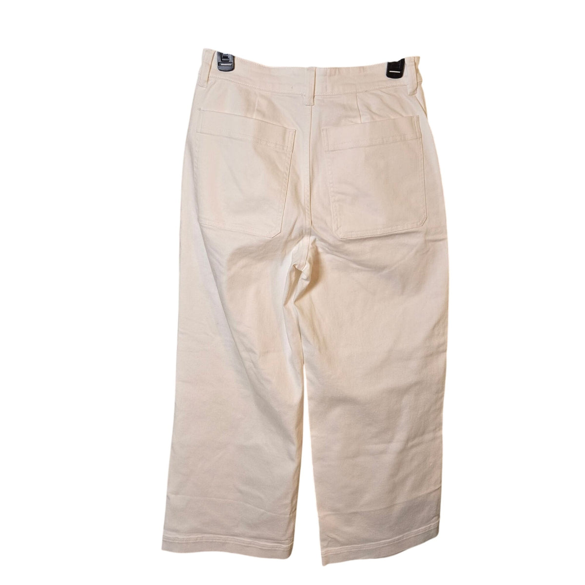NWT Everlane Wide Leg Crop Pant in Bone Size 8