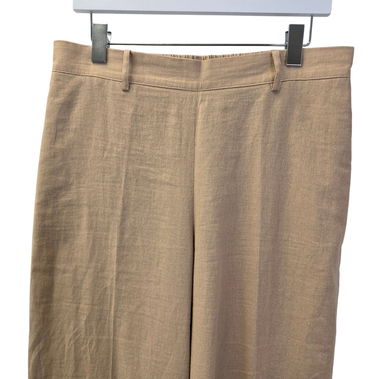 Bar III Linen & Viscose Blend Wide Leg Crop Pants Size 12