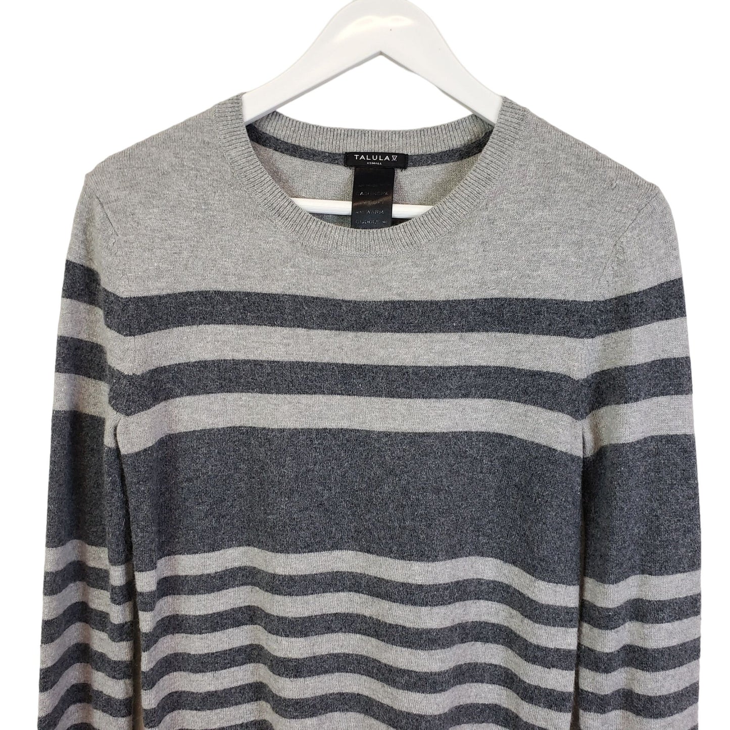 Talulah 100% Cashmere Striped Crewneck Sweater Size XS