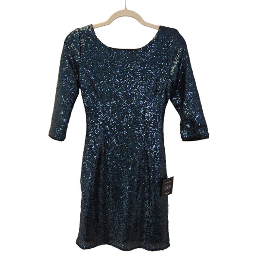 NWT Lulu's Sequin Scoop Back Mini Dress Size Small