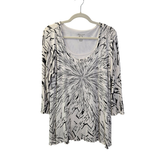 Miraclesuit Everyday Shapewear Graphic Print Scoop Neck Top Size Large