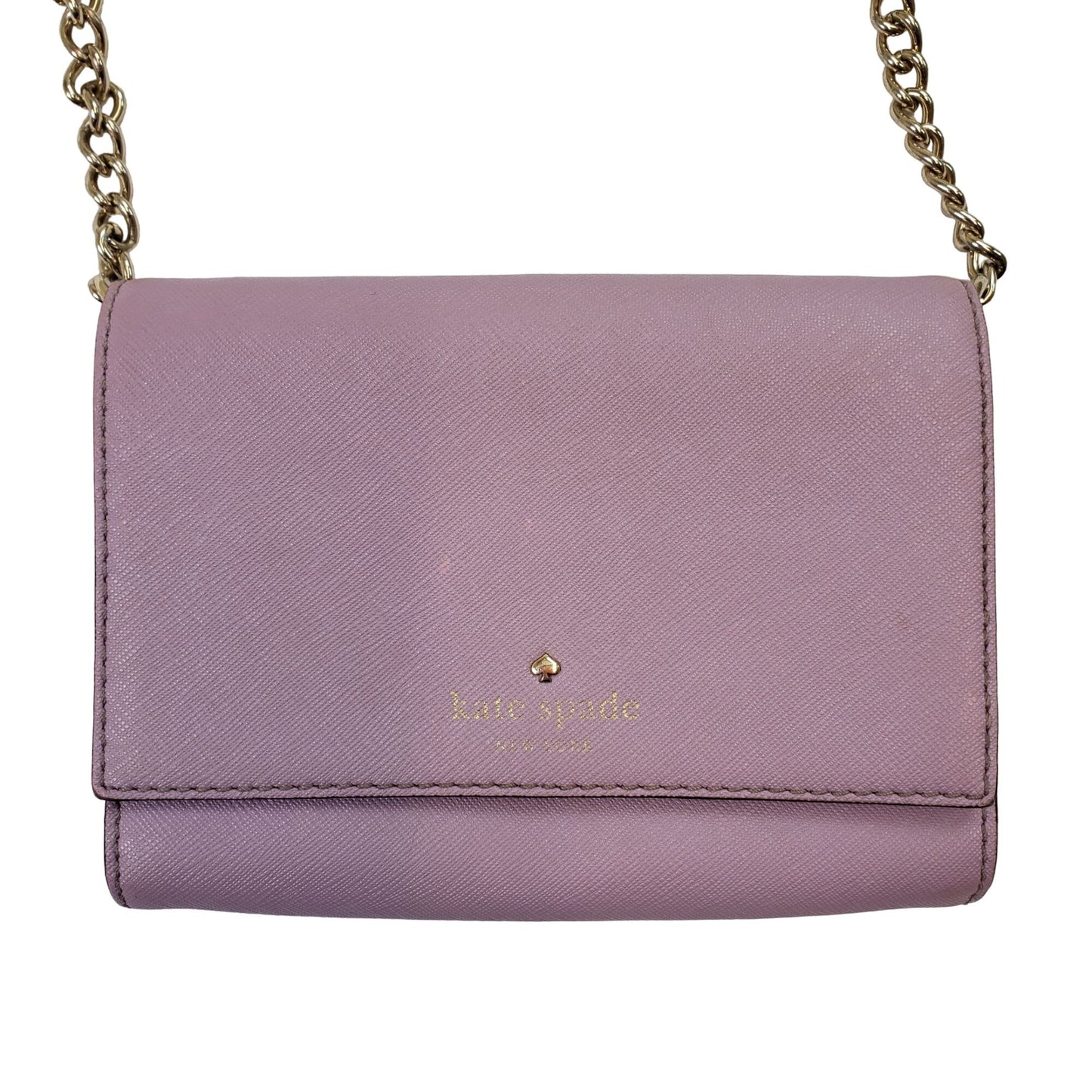 Kate Spade Pink Saffiano Leather Crossbody Bag