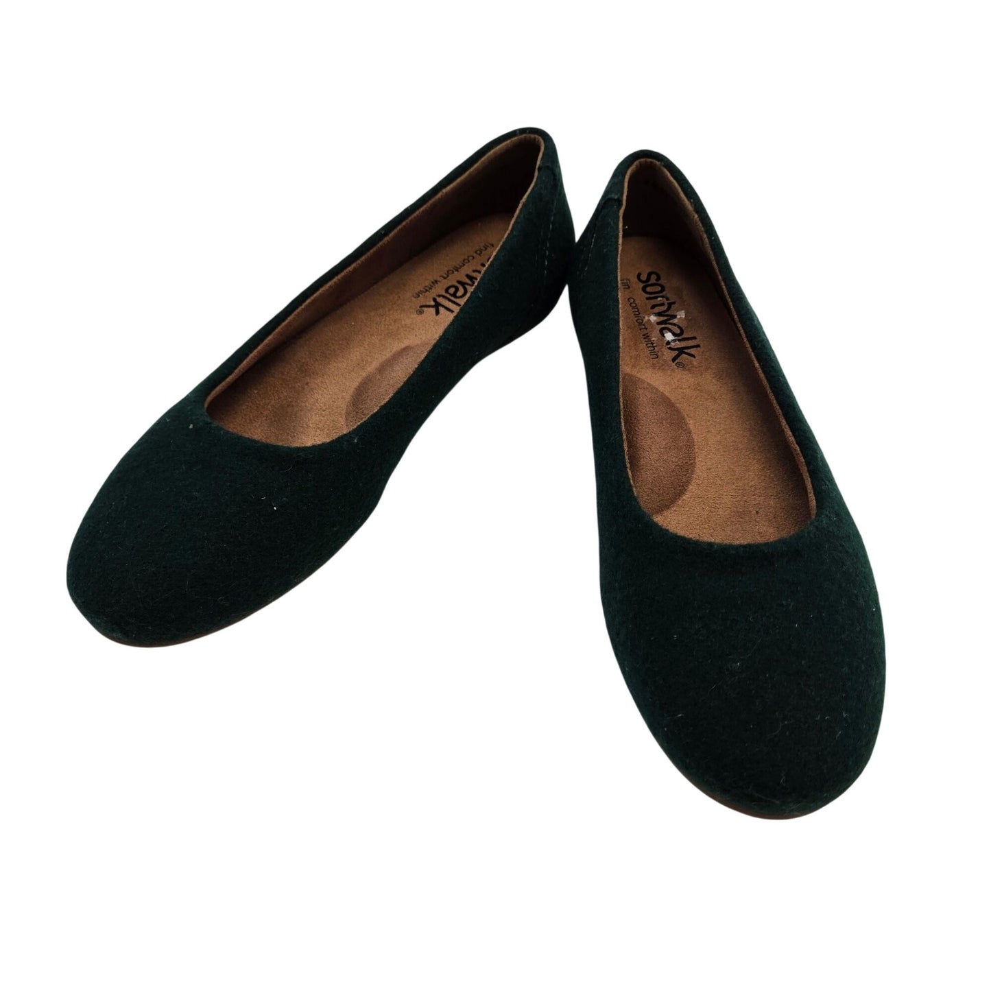 SoftWalk Shiraz Wool Like Ballet Flats Size 8