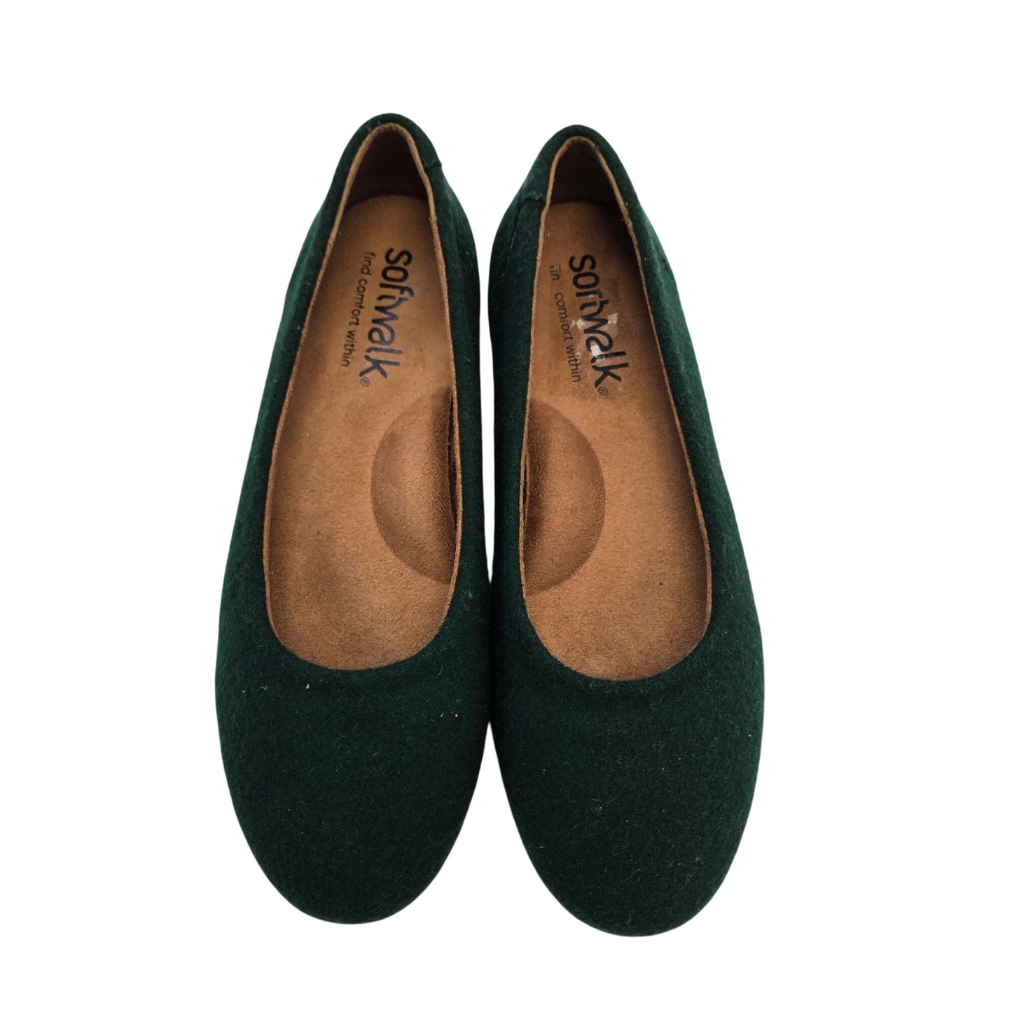 SoftWalk Shiraz Wool Like Ballet Flats Size 8