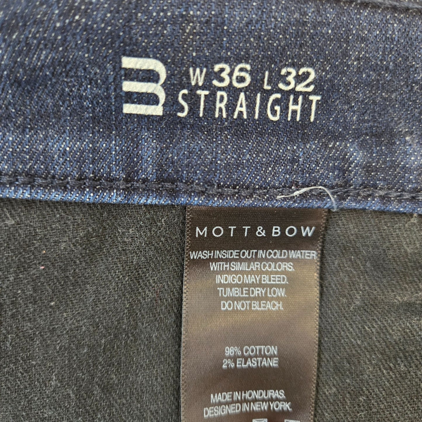 Mott & Bow Straight Leg Jeans Size 36x30