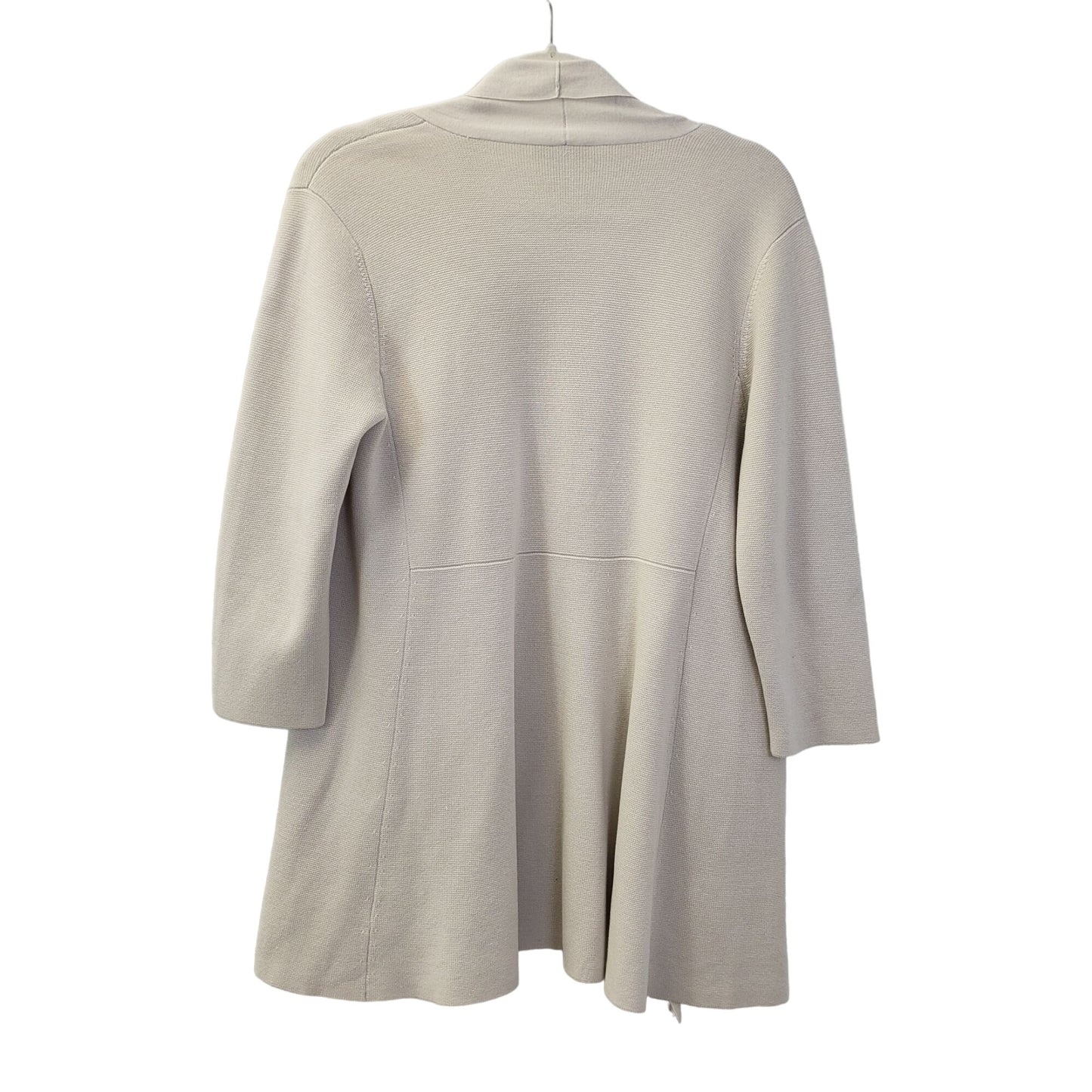 Eileen Fisher Silk Blend Open Longline Cardigan Sweater Size Small