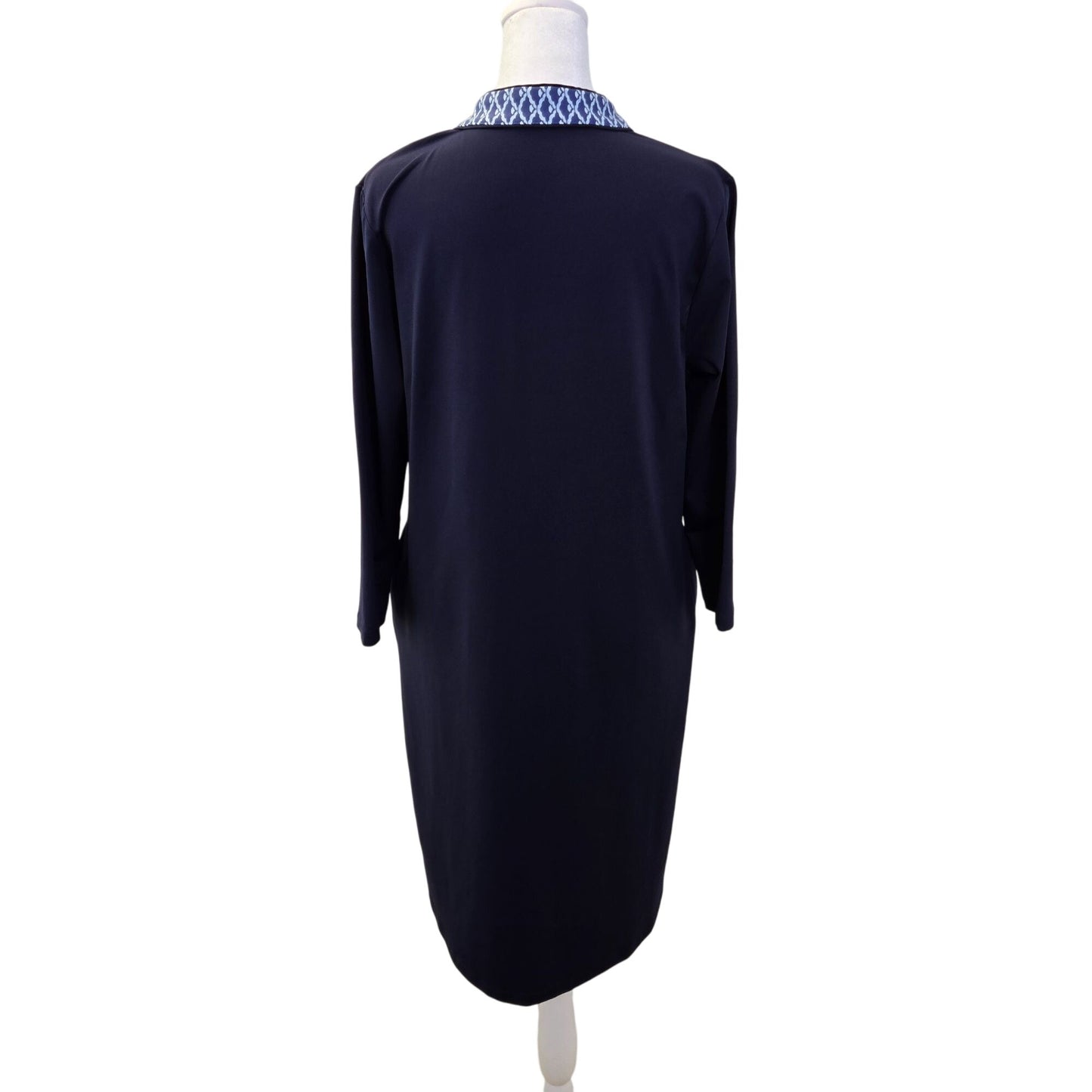 J. McLaughlin V-Neck Jersey Style Shift Dress with Pockets Size Small