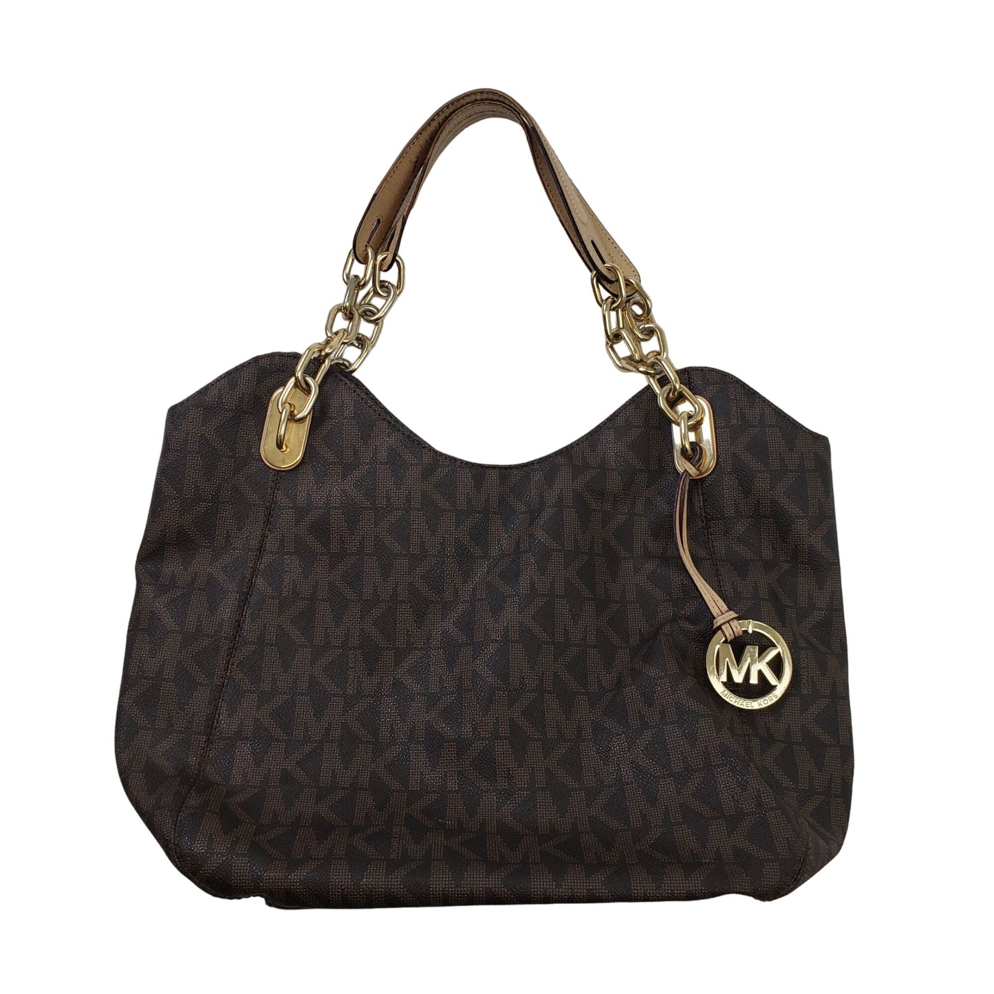 MICHAEL Michael Kors Coated Canvas Signature Satchel Handbag