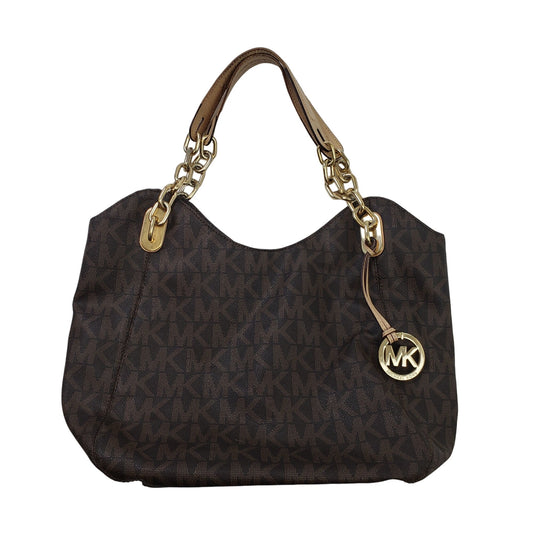 MICHAEL Michael Kors Coated Canvas Signature Satchel Handbag