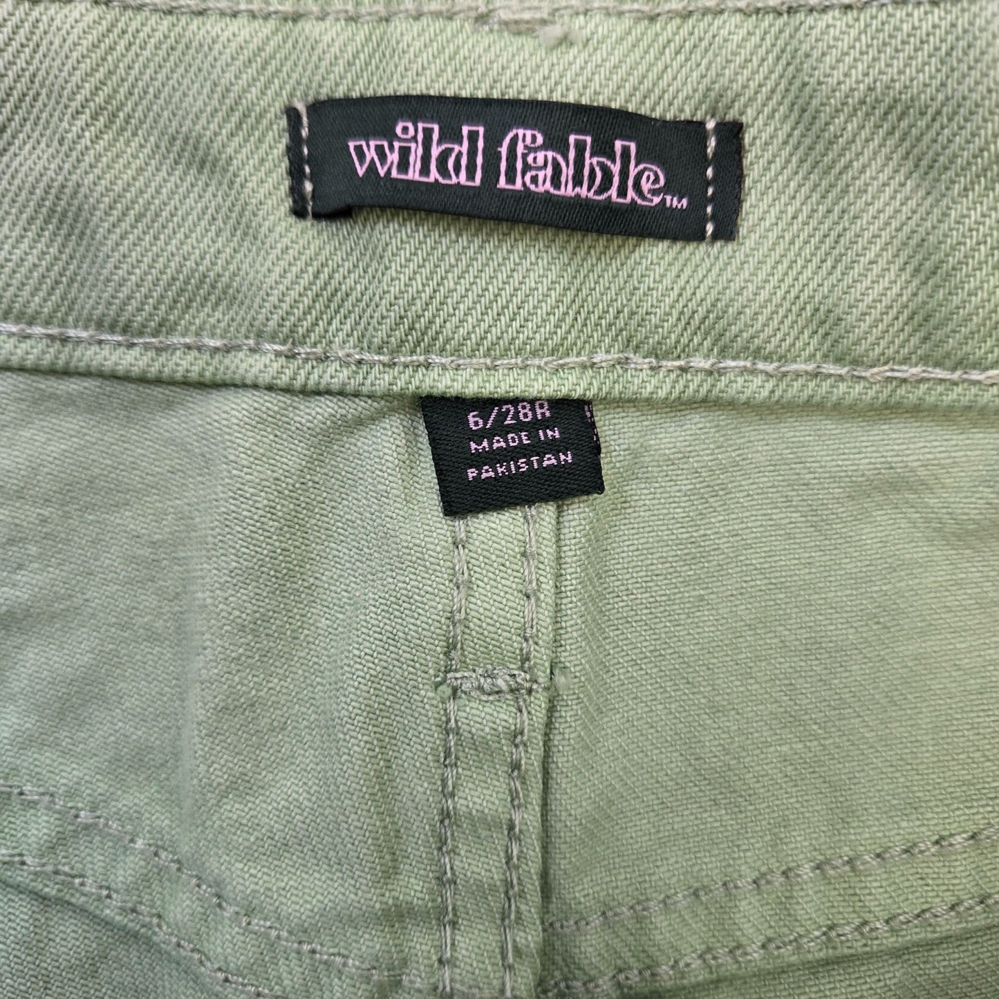 NWT Wild Fable Highest Rise Checkered Mom Shorts Size 6