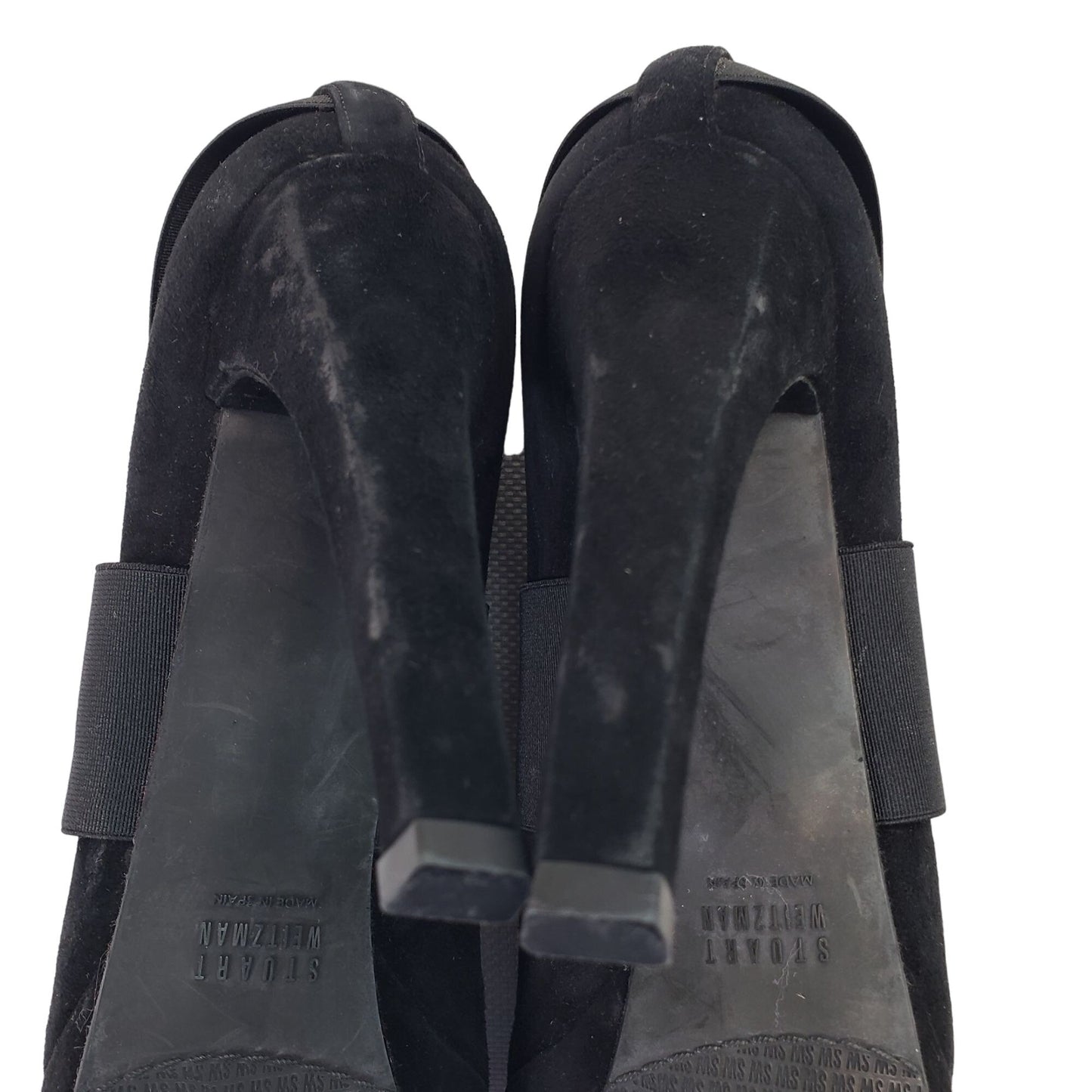 Stuart Weitzman Suede Leather Platform Heels Size 10 (est)