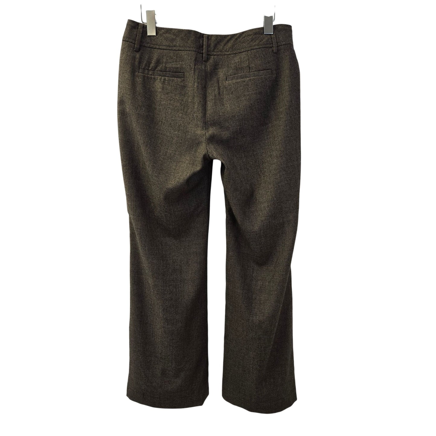 Banana Republic Martin Fit Wool Blend Stretch Flare Trouser Pants Size 8