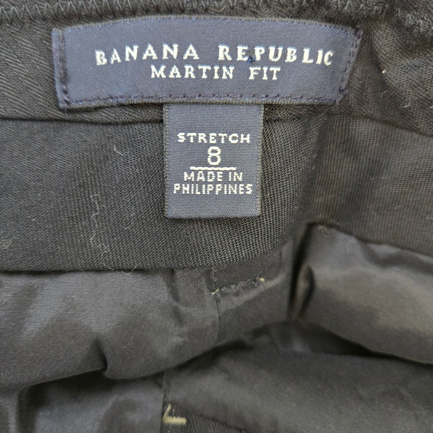 Banana Republic Martin Fit Wool Blend Stretch Flare Trouser Pants Size 8