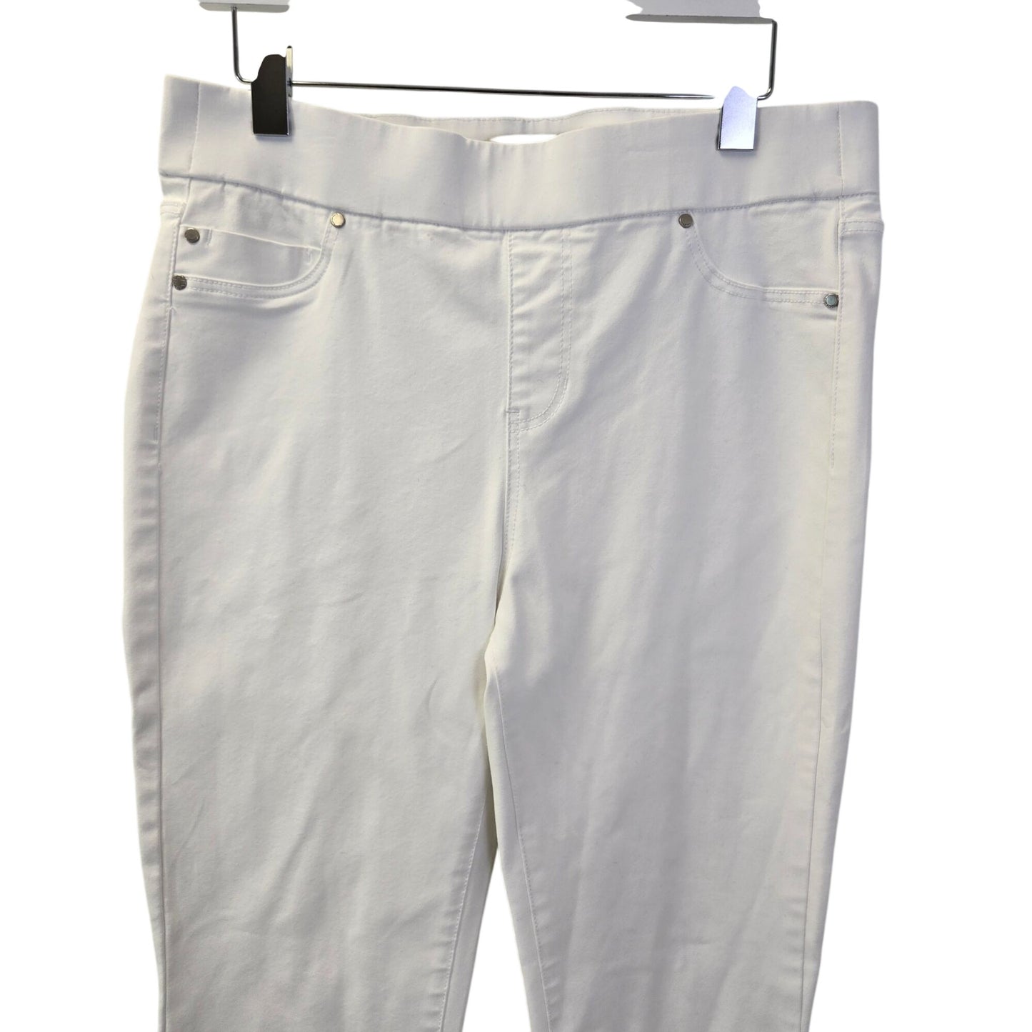 Liverpool The Ankle Skinny White Pull On Jegging Pants Size 10