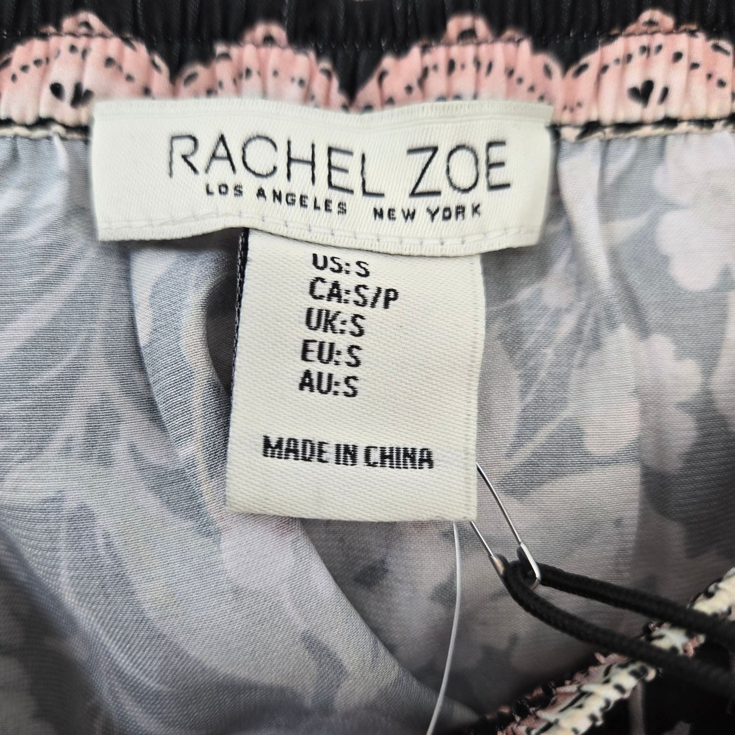 NWT Rachel Zoe Floral Print Maxi Skirt with Beaded Tie Size Small