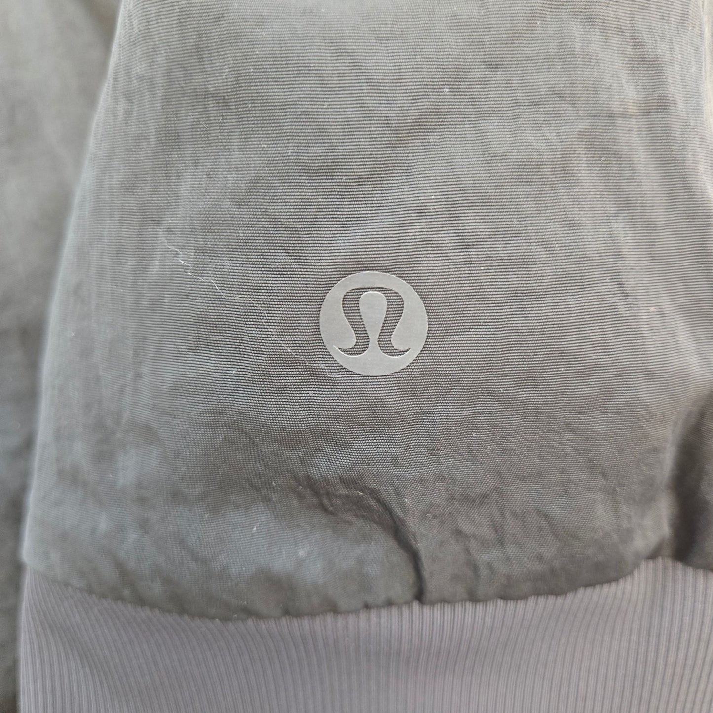 Lululemon Non-Stop Reversible Bomber Jacket Raw Linen in Black Size 8