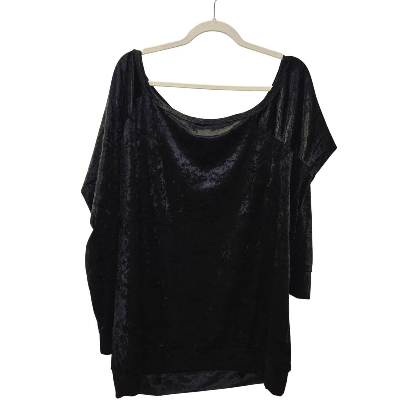 NWT Torrid Crushed Velvet Off Shoulder Sweatshirt Size Torrid 3/3X