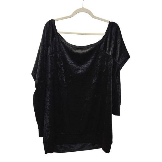 NWT Torrid Crushed Velvet Off Shoulder Sweatshirt Size Torrid 3/3X