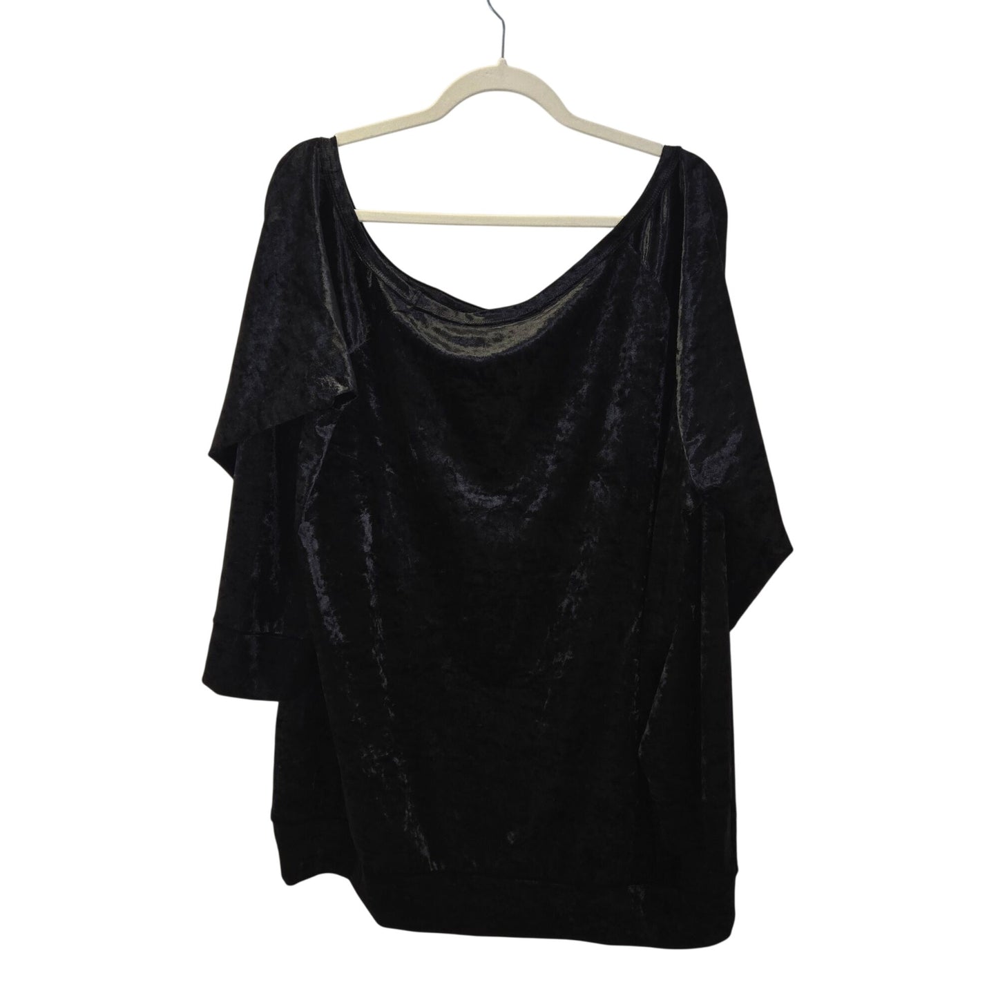 NWT Torrid Crushed Velvet Off Shoulder Sweatshirt Size Torrid 3/3X