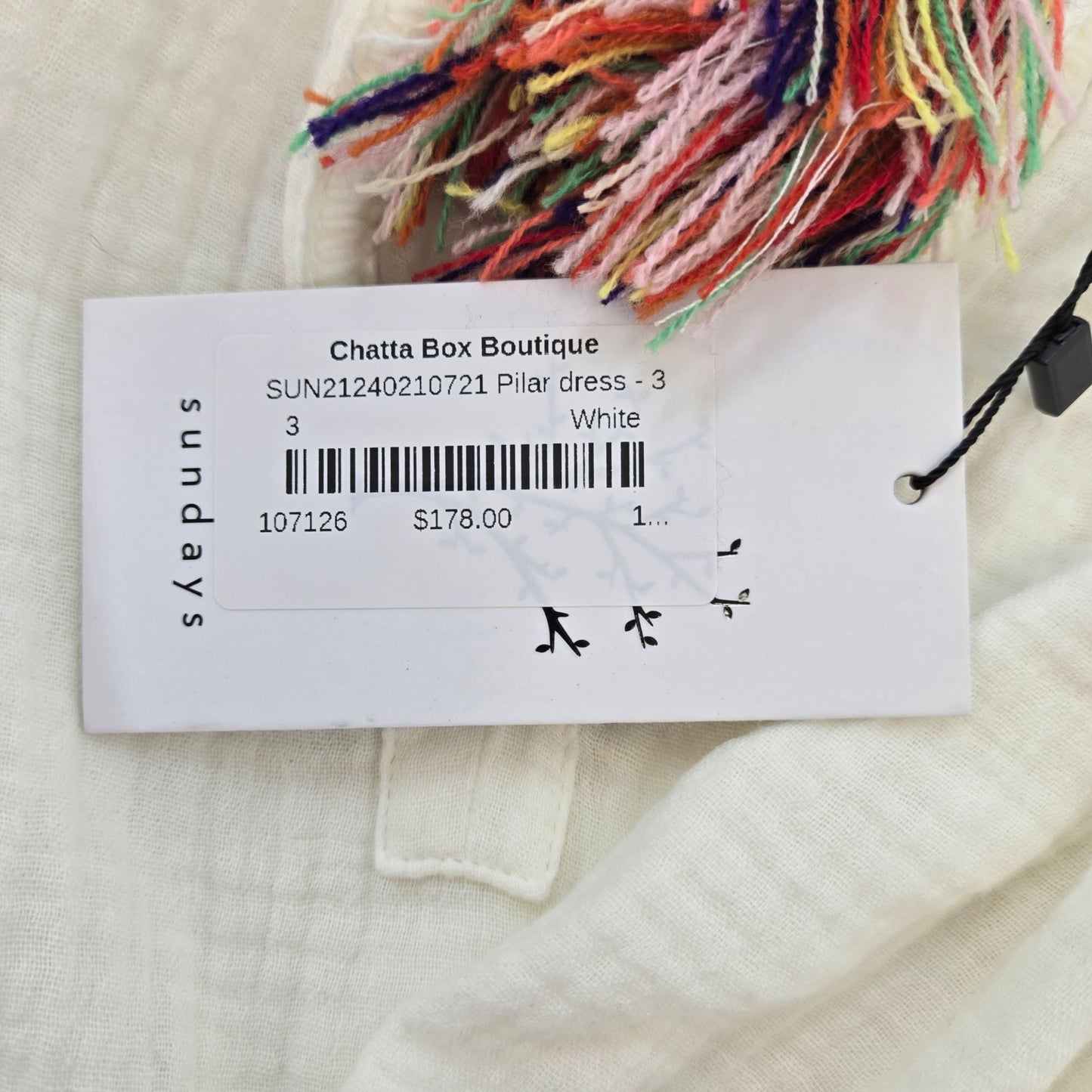 NWT Anthropologie Sundays Gauzy Tunic/Dress w/Tassel Detail Size 3/Large