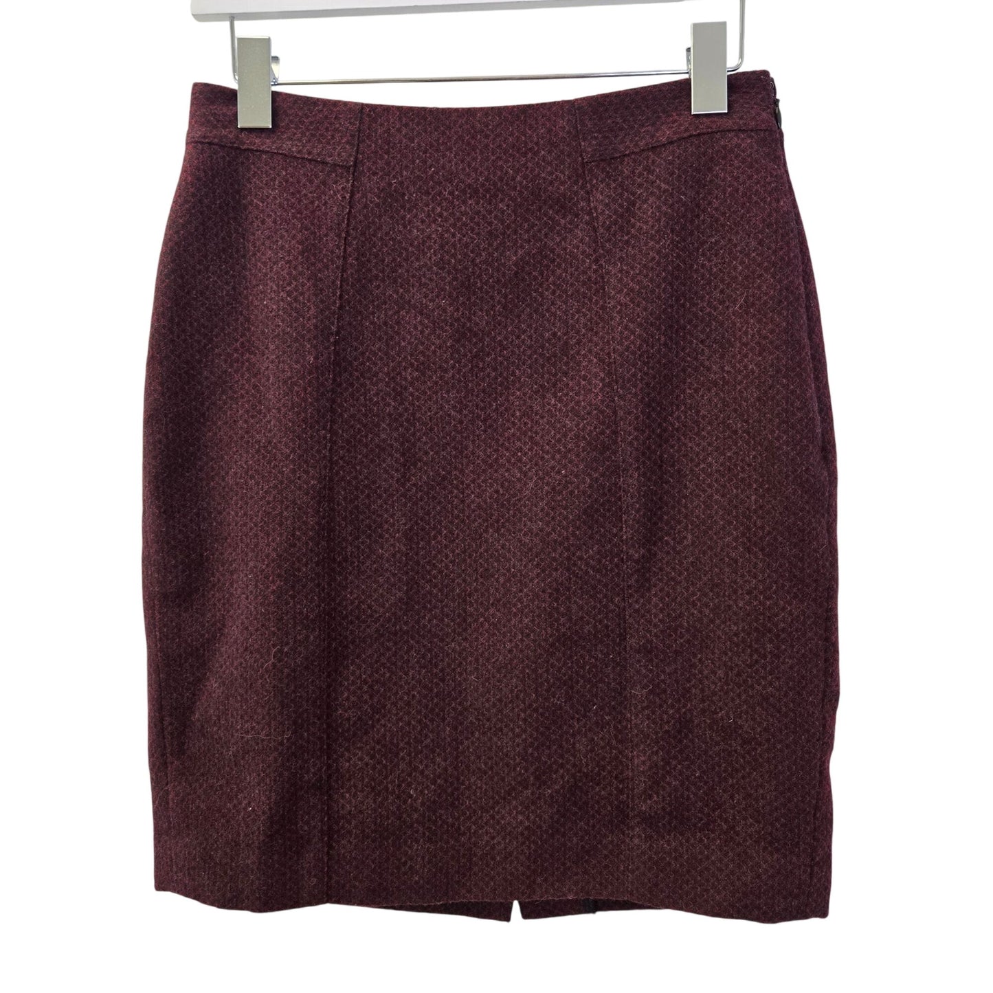 Banana Republic Factory Wool Blend Snake Print Pencil Skirt Size 2
