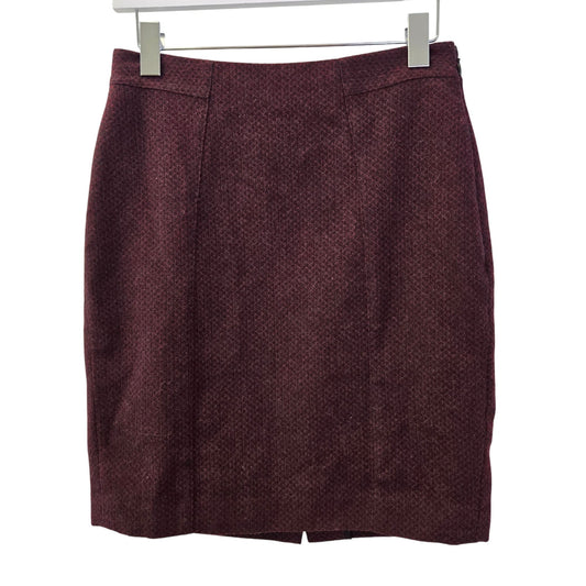 Banana Republic Factory Wool Blend Snake Print Pencil Skirt Size 2