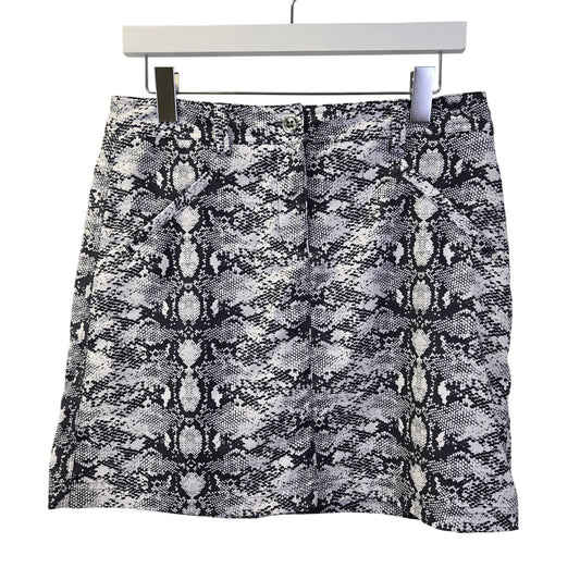 NVO by Lanctot Python Print Tennis Pickleball Activewear Skorts Size 6