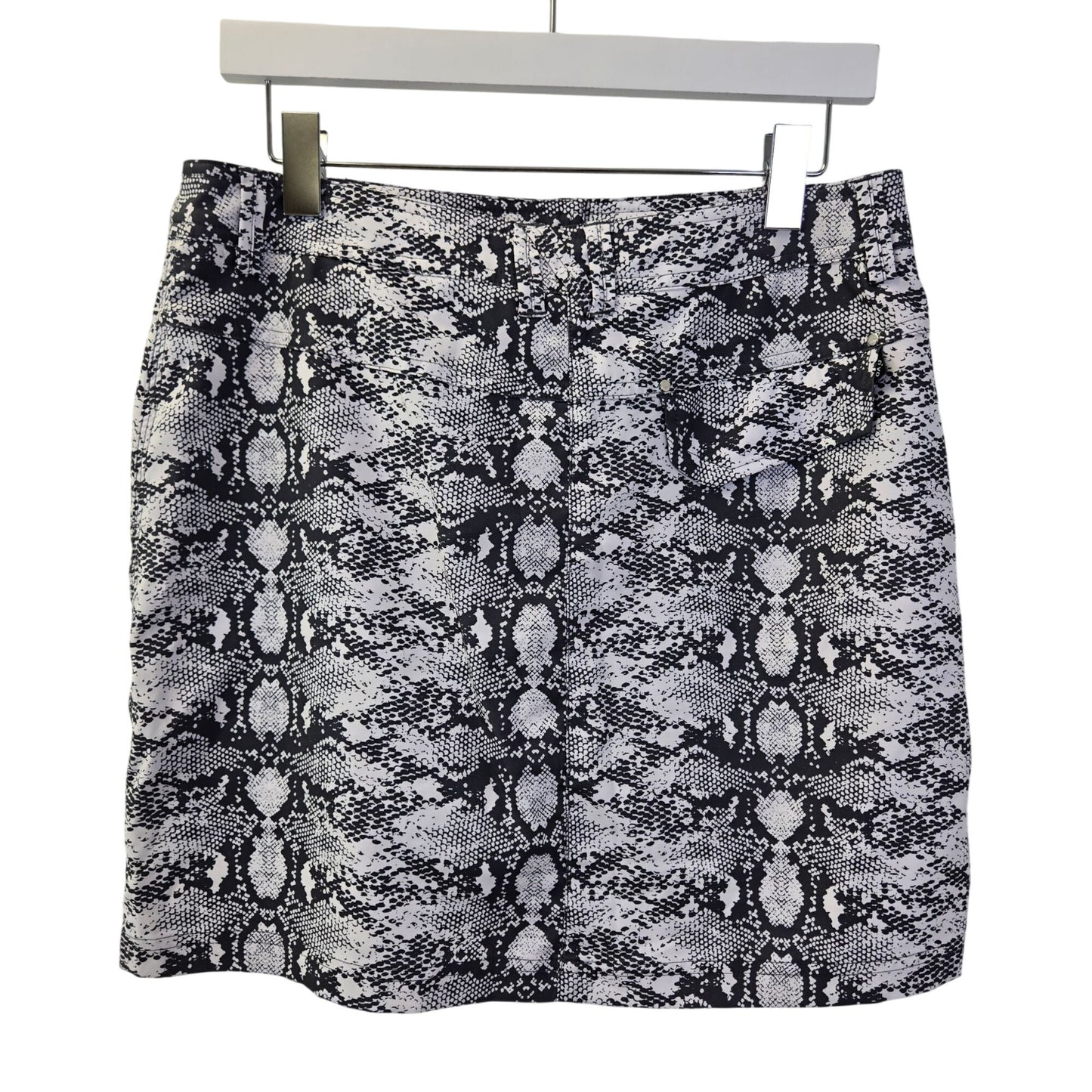 NVO by Lanctot Python Print Tennis Pickleball Activewear Skorts Size 6