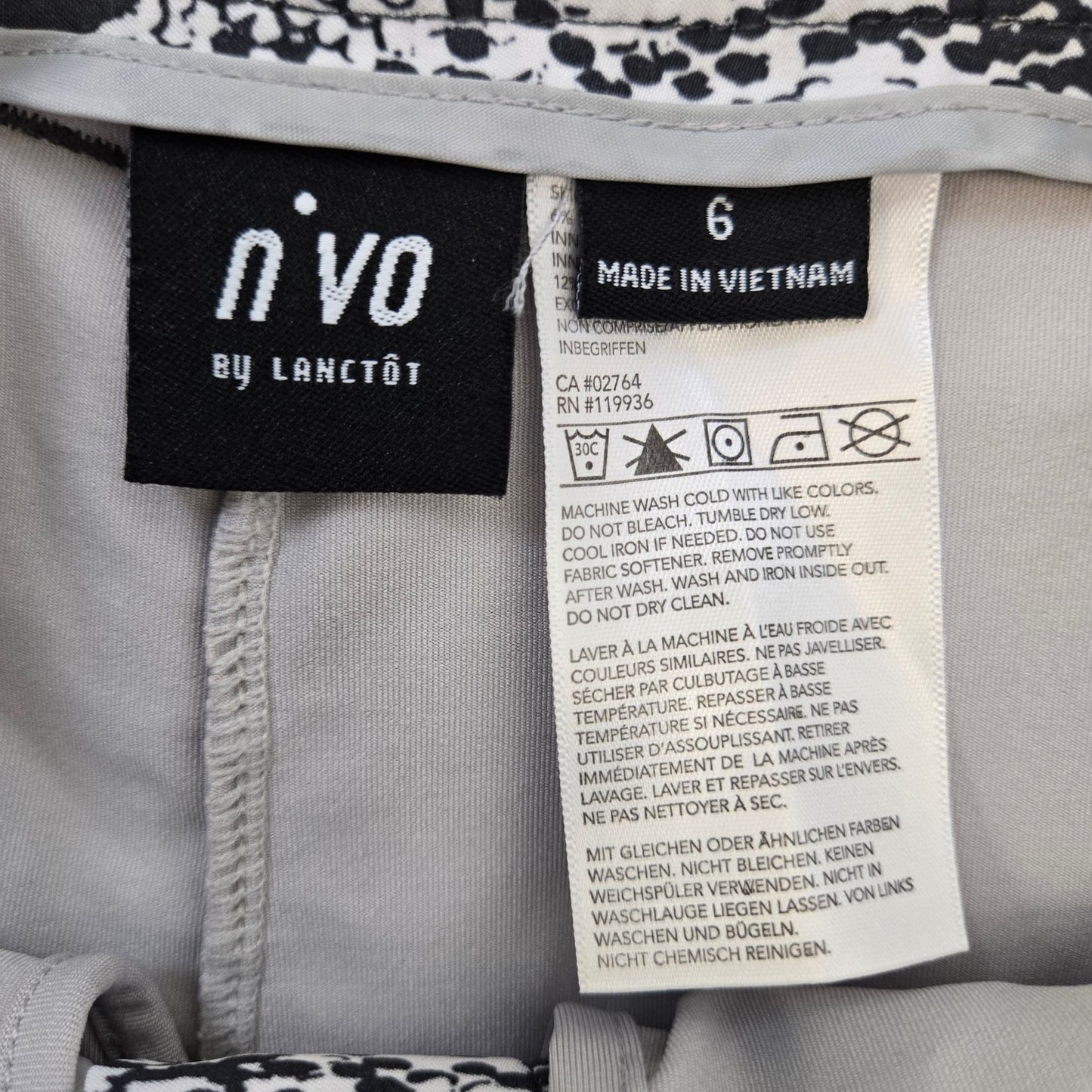 NVO by Lanctot Python Print Tennis Pickleball Activewear Skorts Size 6