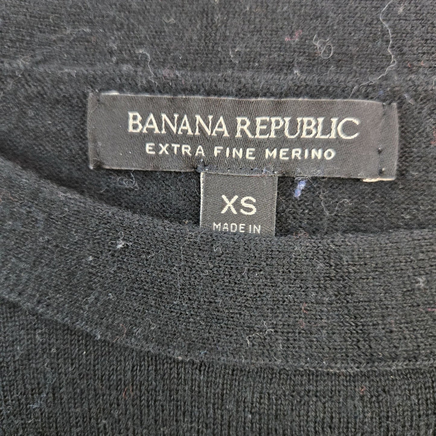 Banana Republic 100% Merino Wool Crewneck Sweater Size XS