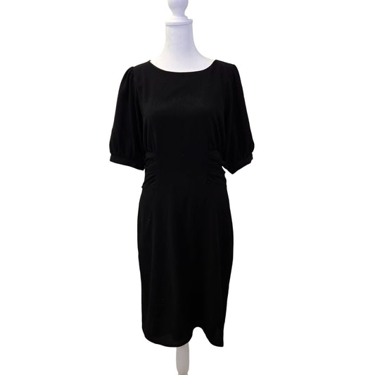 NWT Express Little Black Puff Sleeve Dress Size Medium