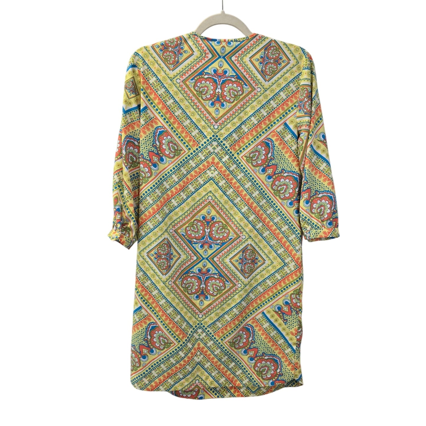Coolibar Mixed Print Sun Protection Cover Up Swim Dress Size XS
