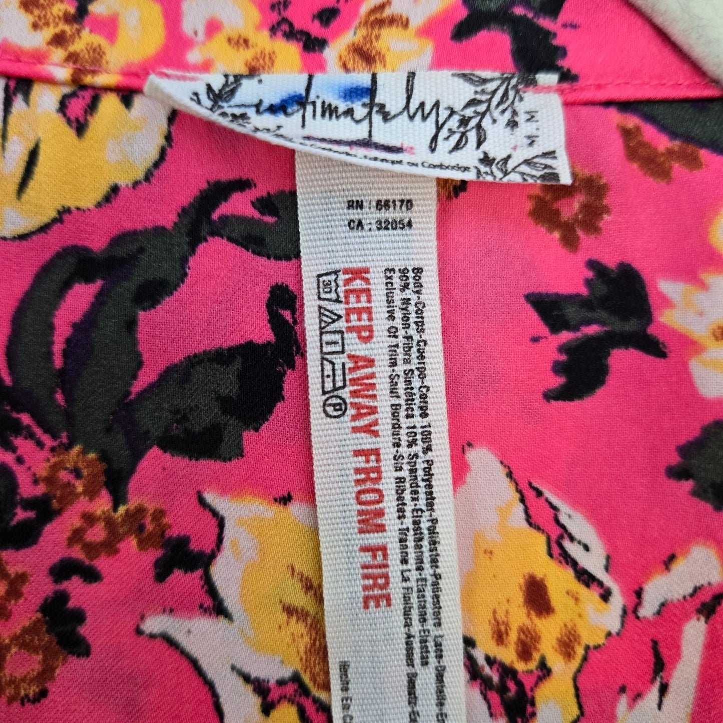 Intimately Free People Elsa Wrap Floral Bodysuit Size Medium