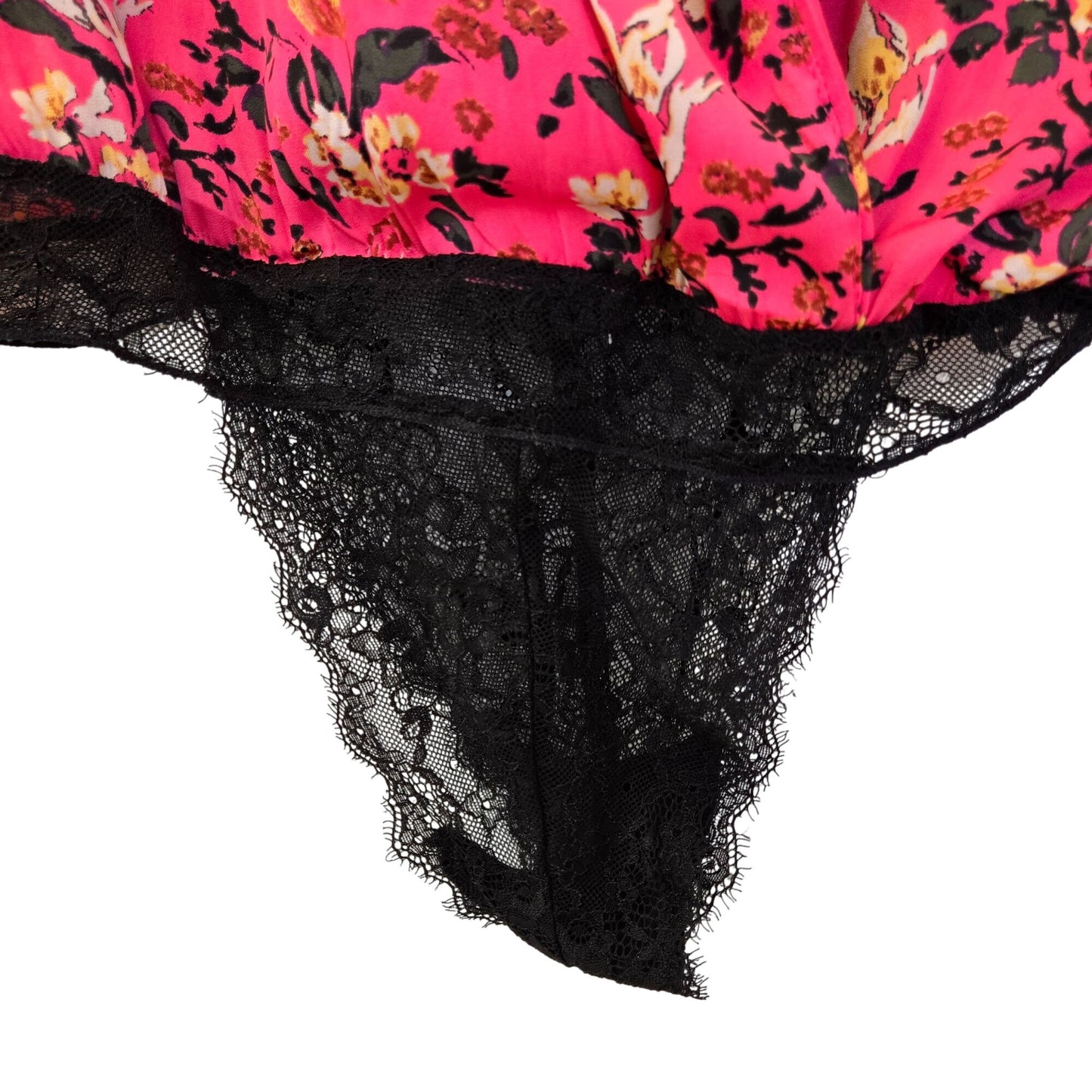 Intimately Free People Elsa Wrap Floral Bodysuit Size Medium