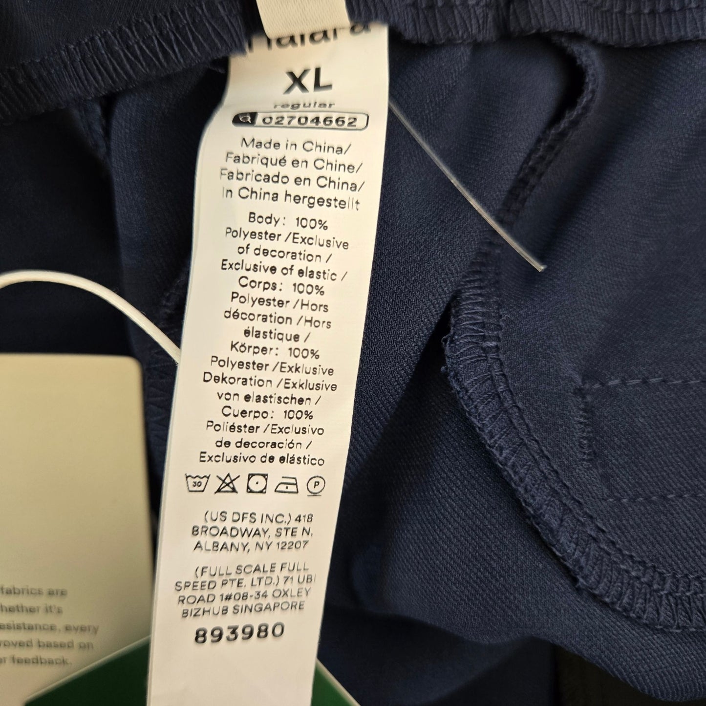 NWT Halara Flex™ Mid Rise Pocket Straight Leg Work Pants Size XL