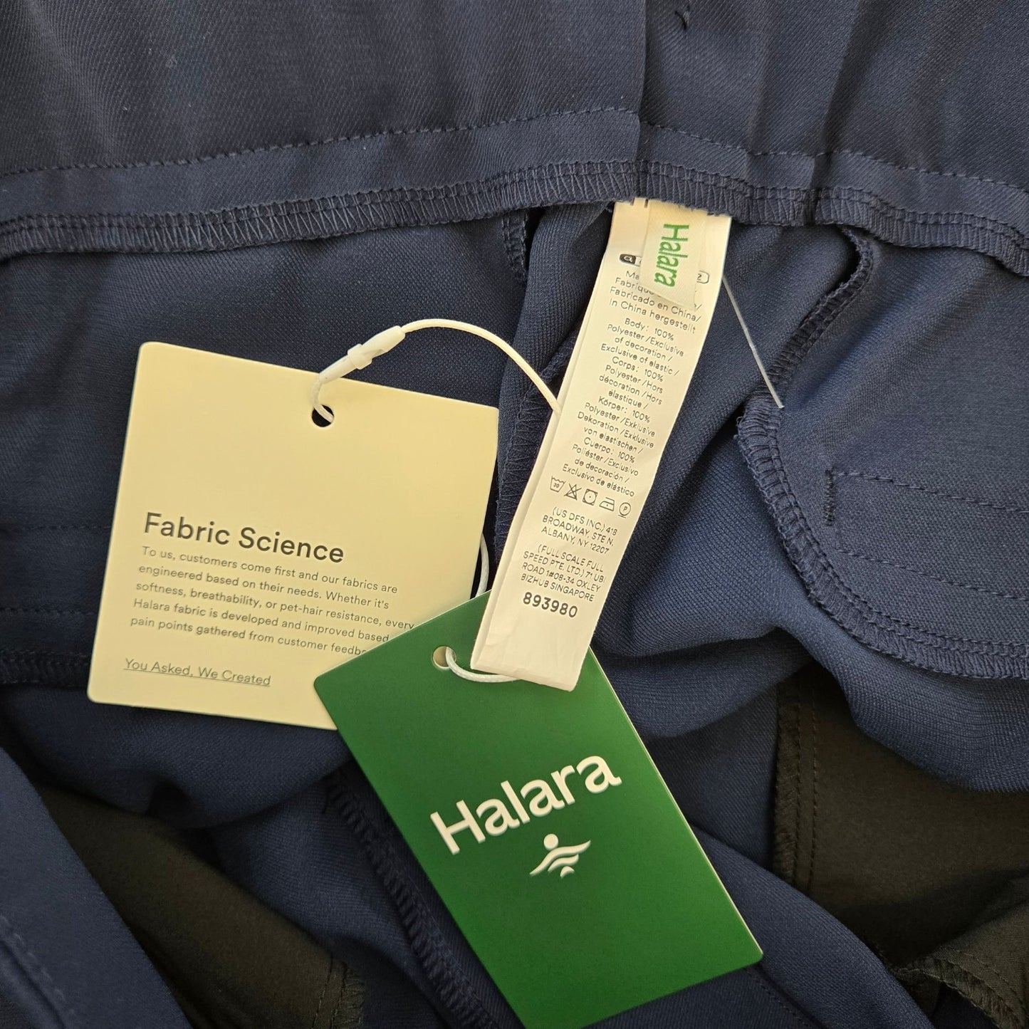 NWT Halara Flex™ Mid Rise Pocket Straight Leg Work Pants Size XL