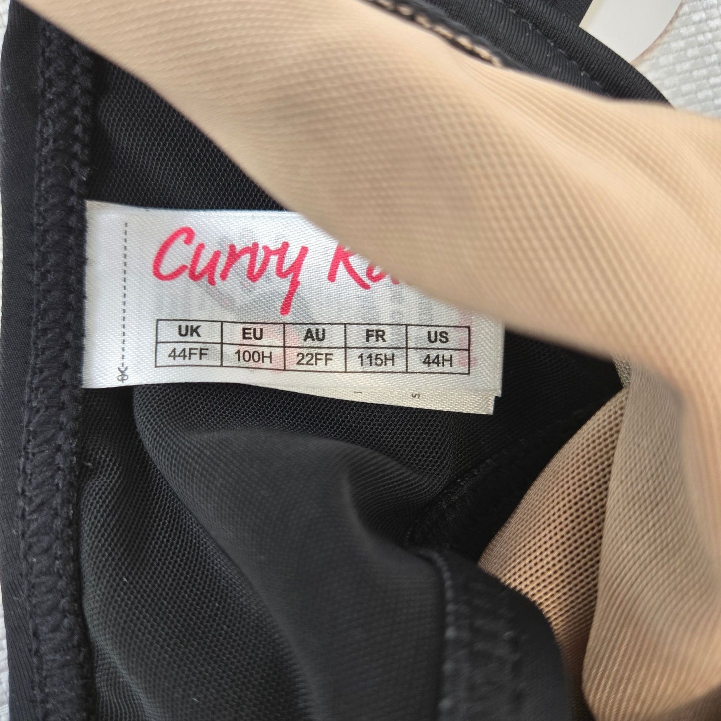 NWT Curvy Kate First Class Balcony Bikini Top Size 44H