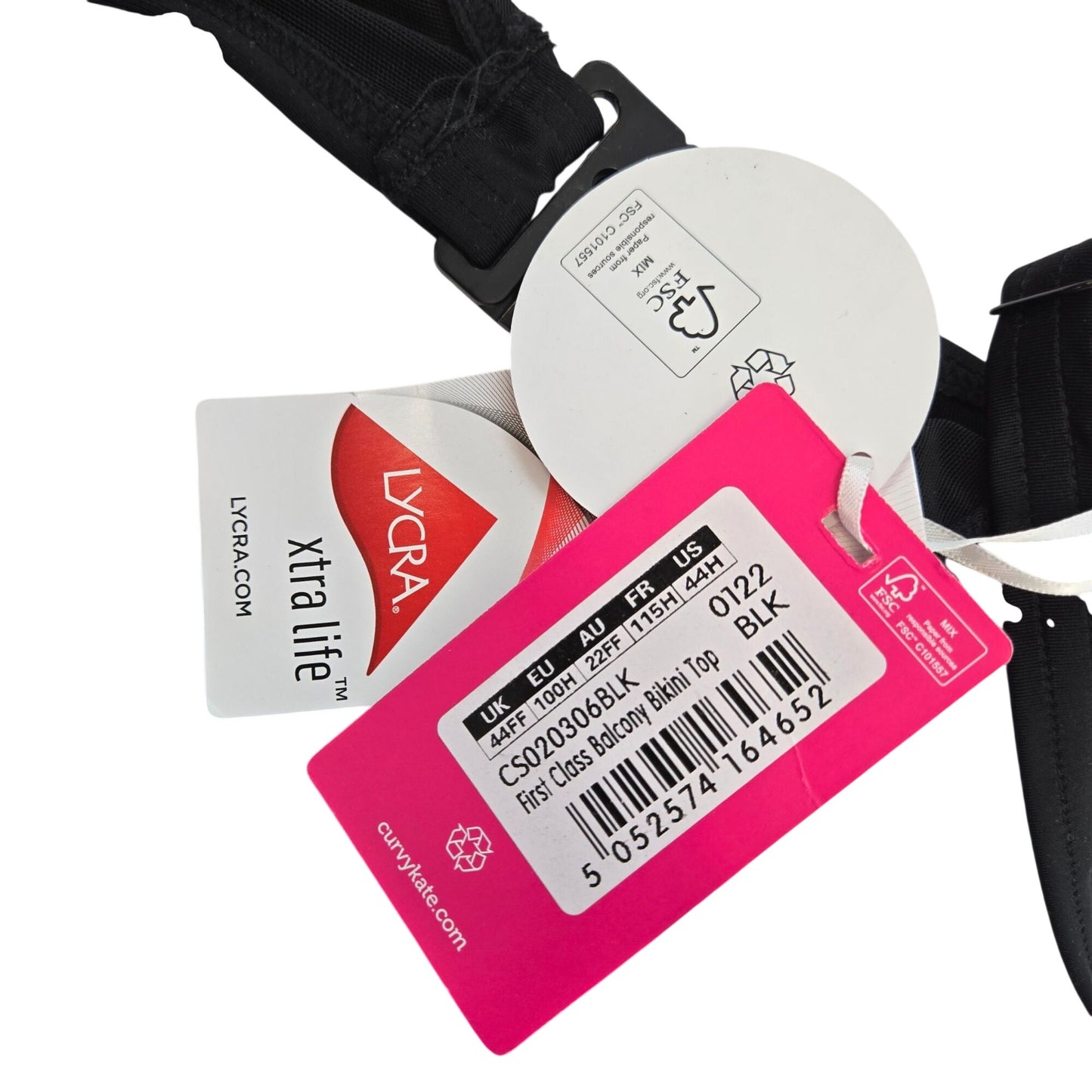 NWT Curvy Kate First Class Balcony Bikini Top Size 44H